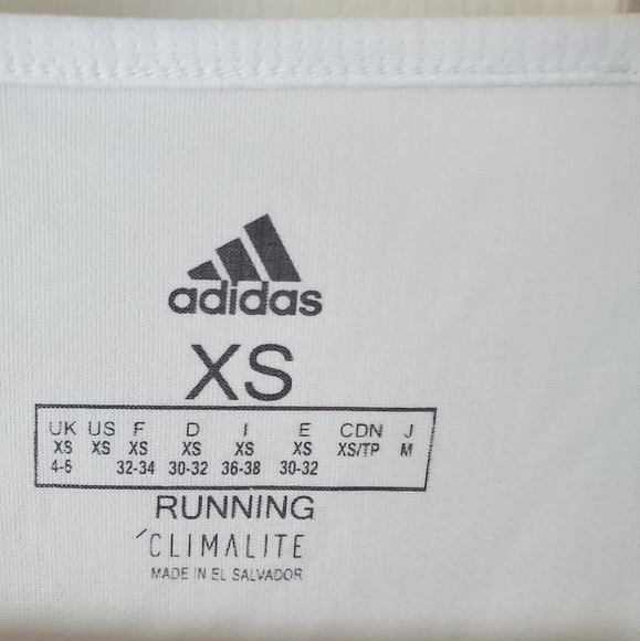 Adidas Women's Running Run T-Shirts White CG2018 size XS - Picture 8 of 10